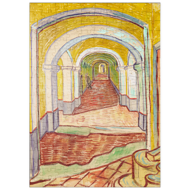 puzzleplate Corridor in the Asylum (1889) by Vincent van Gogh 200 Puzzle