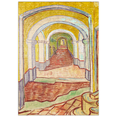 puzzleplate Corridor in the Asylum (1889) by Vincent van Gogh 200 Puzzle