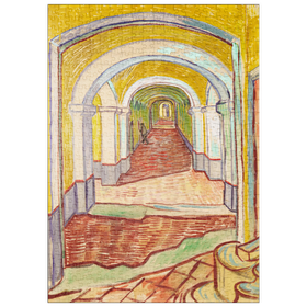 Darstellung des Puzzle-Motivs Corridor in the Asylum (1889) by Vincent van Gogh – Puzzleteile: 500