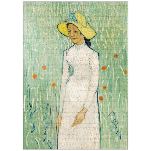 puzzleplate Girl in White (1890) by Vincent van Gogh 1000 Puzzle