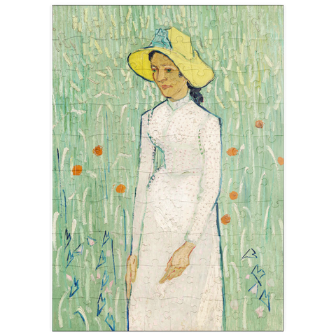 puzzleplate Girl in White (1890) by Vincent van Gogh 100 Puzzle