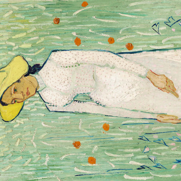 Girl in White (1890) by Vincent van Gogh 100 Puzzle 3D Modell