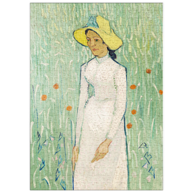 Darstellung des Puzzle Motivs Girl in White (1890) by Vincent van Gogh - Puzzleteile: 500