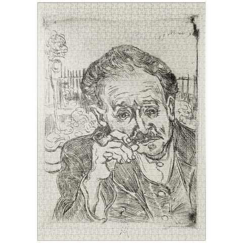 puzzleplate Dr. Gachet (1890) by Vincent van Gogh 1000 Puzzle