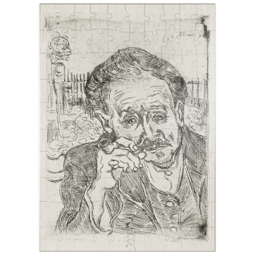 puzzleplate Dr. Gachet (1890) by Vincent van Gogh 100 Puzzle