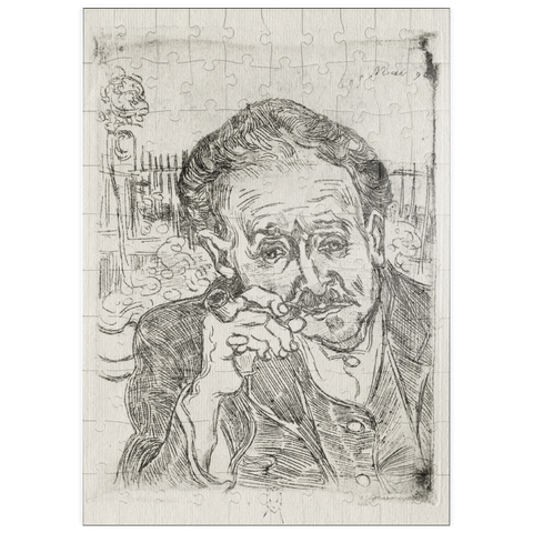 puzzleplate Dr. Gachet (1890) by Vincent van Gogh 100 Puzzle