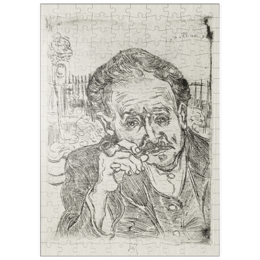 puzzleplate Dr. Gachet (1890) by Vincent van Gogh 200 Puzzle