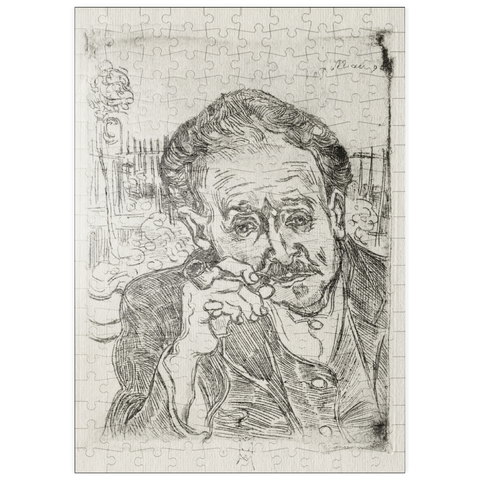 puzzleplate Dr. Gachet (1890) by Vincent van Gogh 200 Puzzle