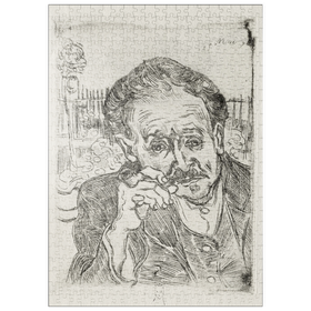 Darstellung des Puzzle-Motivs Dr. Gachet (1890) by Vincent van Gogh – Puzzleteile: 500