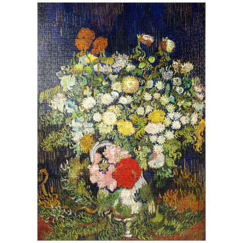 puzzleplate Bouquet of Flowers in a Vase (1890) by Vincent van Gogh 1000 Puzzle