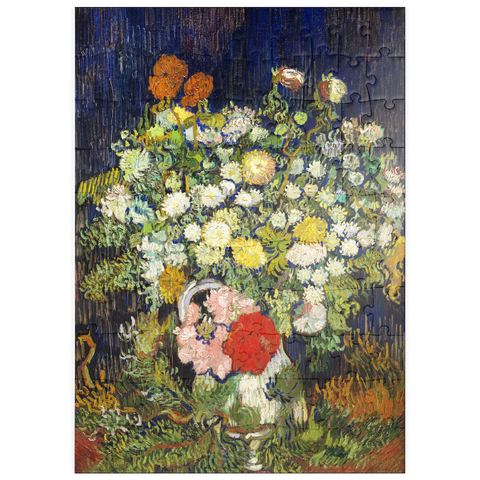 puzzleplate Bouquet of Flowers in a Vase (1890) by Vincent van Gogh 100 Puzzle