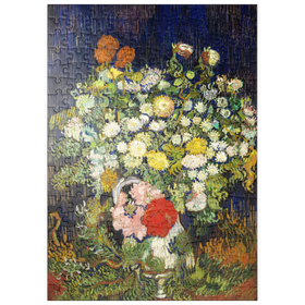 Darstellung des Puzzle-Motivs Bouquet of Flowers in a Vase (1890) by Vincent van Gogh – Puzzleteile: 200