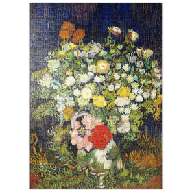 Darstellung des Puzzle Motivs Bouquet of Flowers in a Vase (1890) by Vincent van Gogh - Puzzleteile: 500