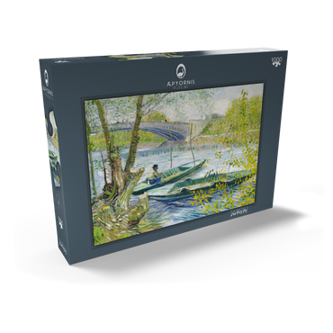 Fishing in Spring, the Pont de Clichy (Asnières) (1887) by Vincent van Gogh 1000 Puzzle Schachtel Ansicht2