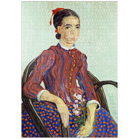 Darstellung des Puzzle-Motivs La Mousmé (1888) by Vincent van Gogh – Puzzleteile: 1000