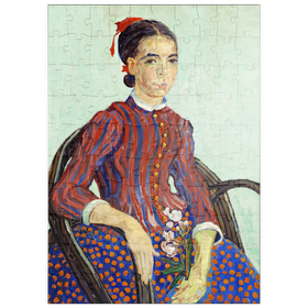 Darstellung des Puzzle Motivs La Mousmé (1888) by Vincent van Gogh - Puzzleteile: 100