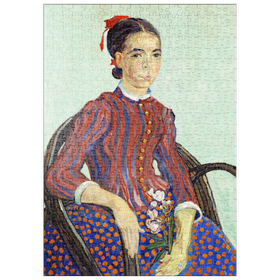 Darstellung des Puzzle Motivs La Mousmé (1888) by Vincent van Gogh - Puzzleteile: 500