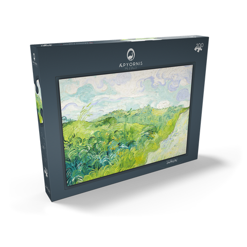Green Wheat Fields, Auvers (1890) by Vincent van Gogh 100 Puzzle Schachtel Ansicht2