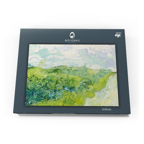 Green Wheat Fields, Auvers (1890) by Vincent van Gogh 100 Puzzle Schachtel Ansicht3