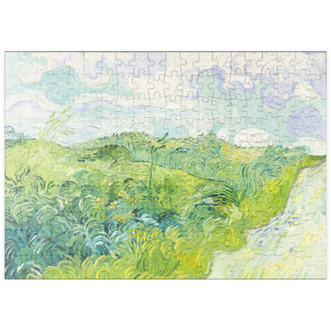 puzzleplate Green Wheat Fields, Auvers (1890) by Vincent van Gogh 200 Puzzle