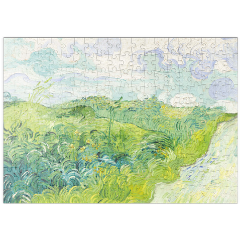 puzzleplate Green Wheat Fields, Auvers (1890) by Vincent van Gogh 200 Puzzle