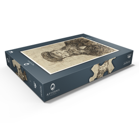 Alternative Darstellung des Puzzle-Motivs Portrait of Joseph Roulin (1888) by Vincent van Gogh – Puzzleteile: 1000