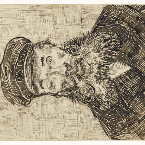 Portrait of Joseph Roulin (1888) by Vincent van Gogh 1000 Puzzle 3D Modell
