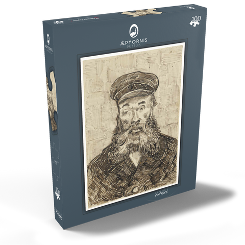 Portrait of Joseph Roulin (1888) by Vincent van Gogh 100 Puzzle Schachtel Ansicht2
