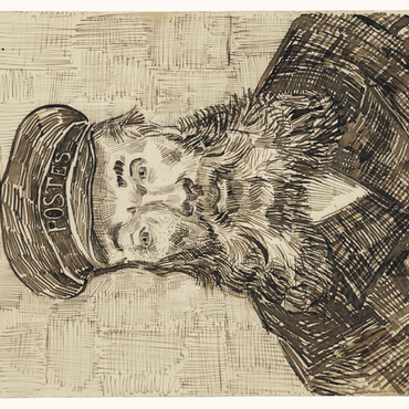 Portrait of Joseph Roulin (1888) by Vincent van Gogh 100 Puzzle 3D Modell