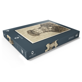 Alternative Darstellung des Puzzle-Motivs Portrait of Joseph Roulin (1888) by Vincent van Gogh – Puzzleteile: 200