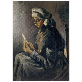 Darstellung des Puzzle-Motivs The Potato Peeler (1885) by Vincent van Gogh – Puzzleteile: 1000