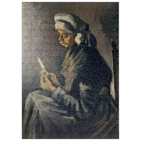 Darstellung des Puzzle Motivs The Potato Peeler (1885) by Vincent van Gogh - Puzzleteile: 200