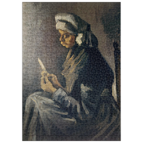 Darstellung des Puzzle Motivs The Potato Peeler (1885) by Vincent van Gogh - Puzzleteile: 500