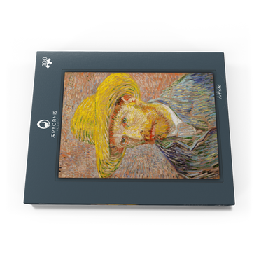 Self-Portrait with a Straw Hat (1887) by Vincent van Gogh 100 Puzzle Schachtel Ansicht3