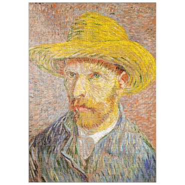 puzzleplate Self-Portrait with a Straw Hat (1887) by Vincent van Gogh 500 Puzzle