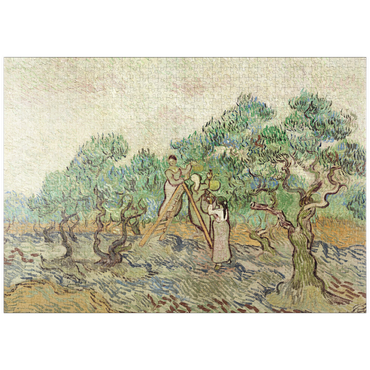 puzzleplate The Olive Orchard (1889) by Vincent van Gogh 1000 Puzzle