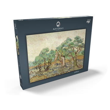 The Olive Orchard (1889) by Vincent van Gogh 100 Puzzle Schachtel Ansicht2