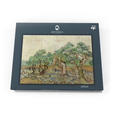 The Olive Orchard (1889) by Vincent van Gogh 100 Puzzle Schachtel Ansicht3