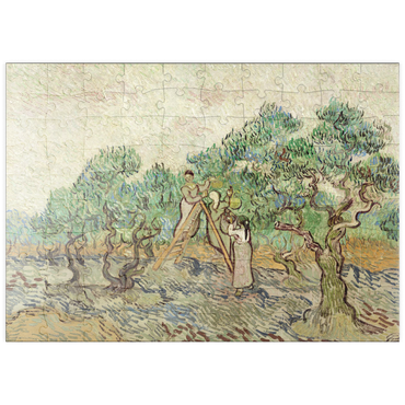 puzzleplate The Olive Orchard (1889) by Vincent van Gogh 100 Puzzle