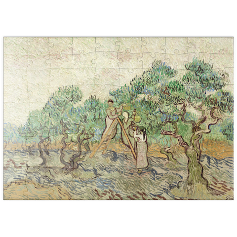 puzzleplate The Olive Orchard (1889) by Vincent van Gogh 100 Puzzle