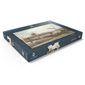Alternative Darstellung des Puzzle-Motivs Tetards (Pollards) (1884) by Vincent van Gogh – Puzzleteile: 200