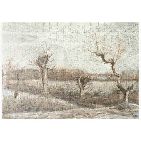 puzzleplate Tetards (Pollards) (1884) by Vincent van Gogh 200 Puzzle