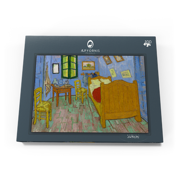 The Bedroom (1889) by Vincent van Gogh 100 Puzzle Schachtel Ansicht3