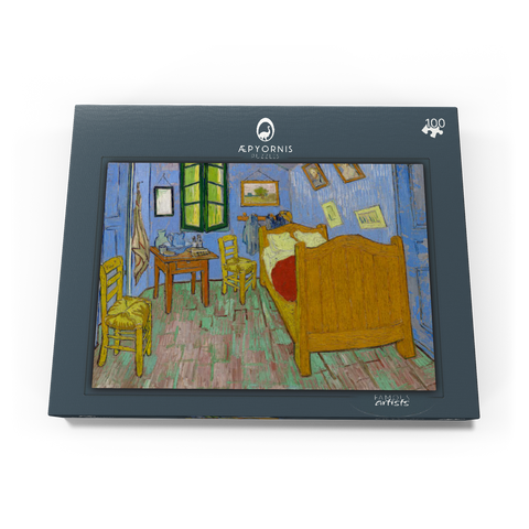 The Bedroom (1889) by Vincent van Gogh 100 Puzzle Schachtel Ansicht3