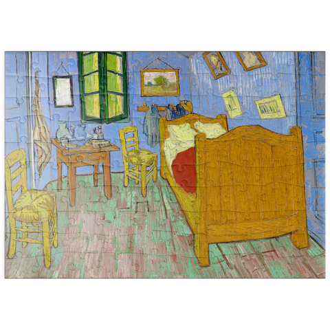 puzzleplate The Bedroom (1889) by Vincent van Gogh 100 Puzzle