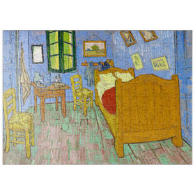 Darstellung des Puzzle-Motivs The Bedroom (1889) by Vincent van Gogh – Puzzleteile: 200