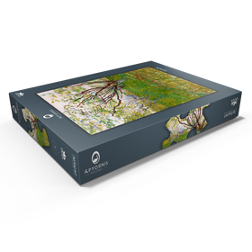 Alternative Darstellung des Puzzle-Motivs The Flowering Orchard (1888) by Vincent van Gogh – Puzzleteile: 1000