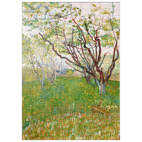 Darstellung des Puzzle-Motivs The Flowering Orchard (1888) by Vincent van Gogh – Puzzleteile: 200