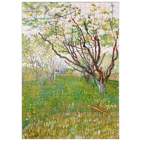 Darstellung des Puzzle Motivs The Flowering Orchard (1888) by Vincent van Gogh - Puzzleteile: 500