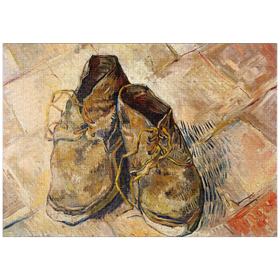 Darstellung des Puzzle-Motivs Shoes (1888) by Vincent van Gogh – Puzzleteile: 1000